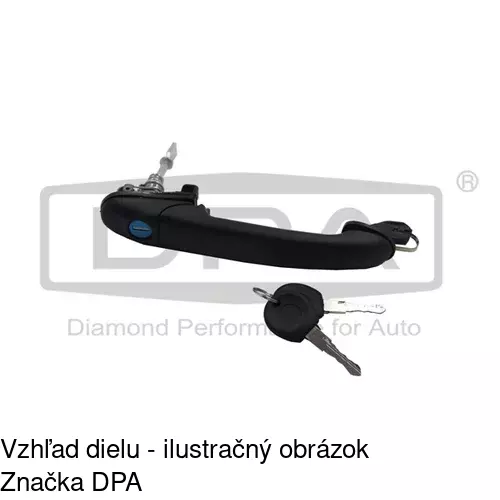 Vnútorná kľučka 9524Z-41 /POLCAR/ - obr. 1