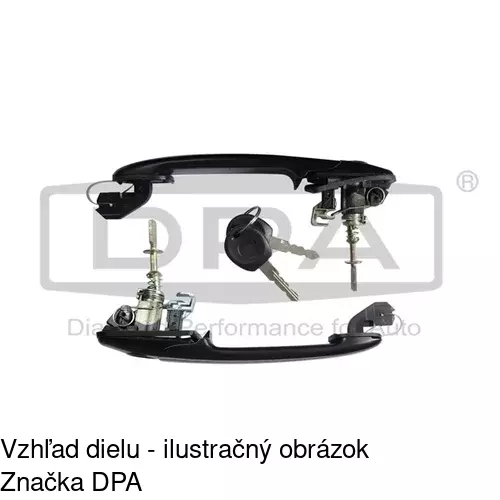 Vnútorná kľučka 9524Z-41 /POLCAR/ - obr. 2