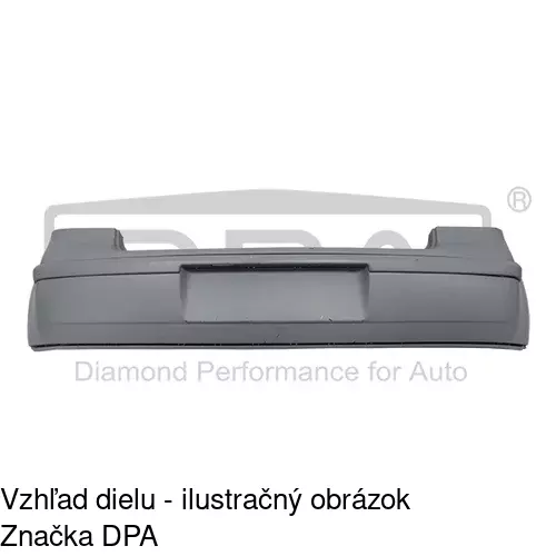 Zadný nárazník 952596-J /POLCAR/ - obr. 1