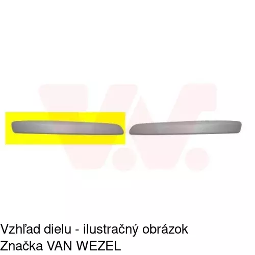 Lišta nárazníka 95270718J /POLCAR/ - obr. 4