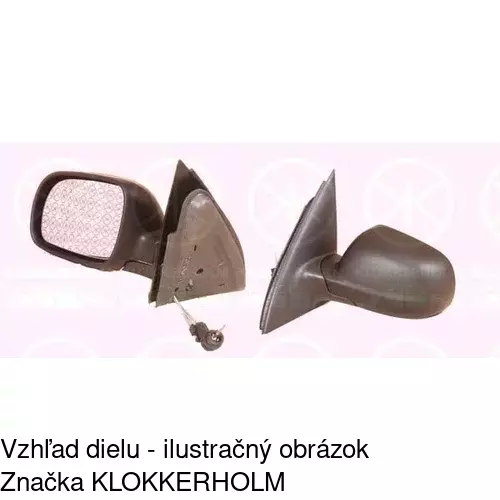 Vonkajšie zrkadlo 9528511M /POLCAR/ - obr. 2
