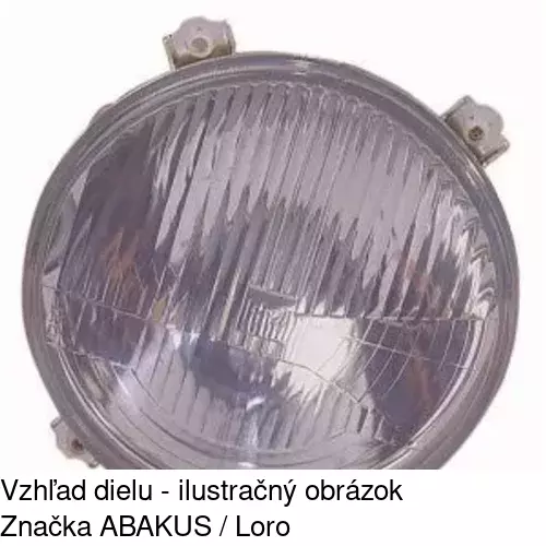 Hlavný reflektor 953409-E /POLCAR/ - obr. 3