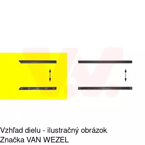 Lišta dverí 95380042 /POLCAR/ - obr. 1
