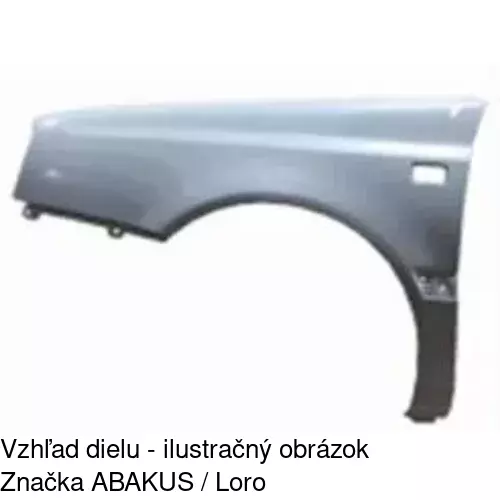 Predný blatník 953801-1 /POLCAR/ - obr. 1