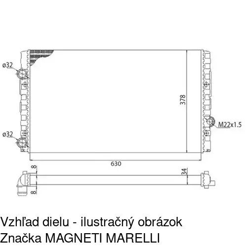 Chladiče vody 953808-5 /POLCAR/ - obr. 3