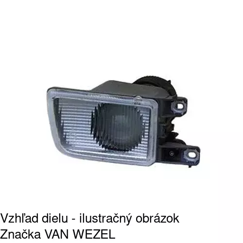 Hmlové svetlo - predné 953829-E /POLCAR/ - obr. 5