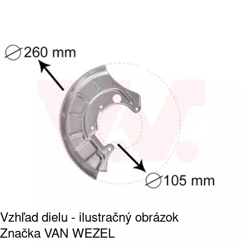 Brzdovy štít 9538OT-2 /POLCAR/ - obr. 2