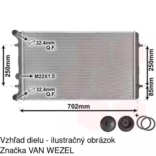 Chladiče vody 9541085X /POLCAR/ - obr. 5