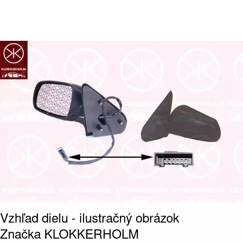 Vonkajšie zrkadlo 9541519M /POLCAR/ - obr. 3