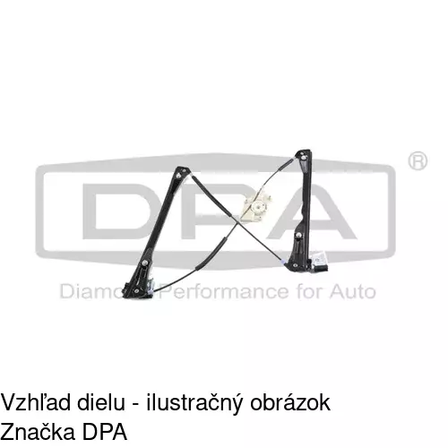 Mechanizmus sťahovania okna elektrický bez motora 9541PSG4 /POLCAR/ - obr. 5