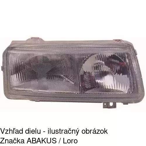 Hlavný reflektor 9547101E /POLCAR/ - obr. 3