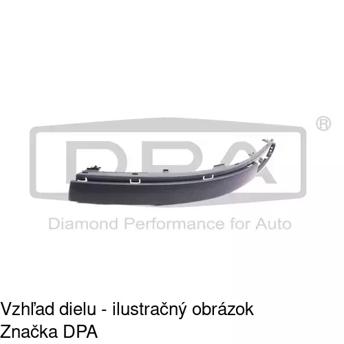 Lišta nárazníka 954807-7 /POLCAR/ - obr. 1