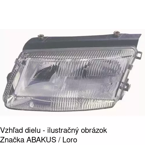 Hlavný reflektor 9548091E /POLCAR/ - obr. 4