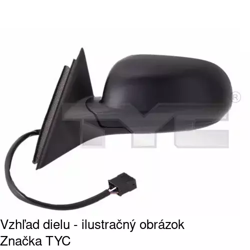 Vonkajšie zrkadlo 9548514M /POLCAR/ - obr. 5