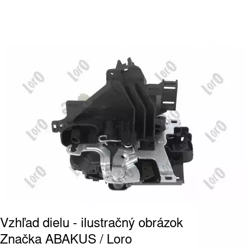 Vnútorná zámka dverí 9548ZC-4 /POLCAR/ - obr. 2