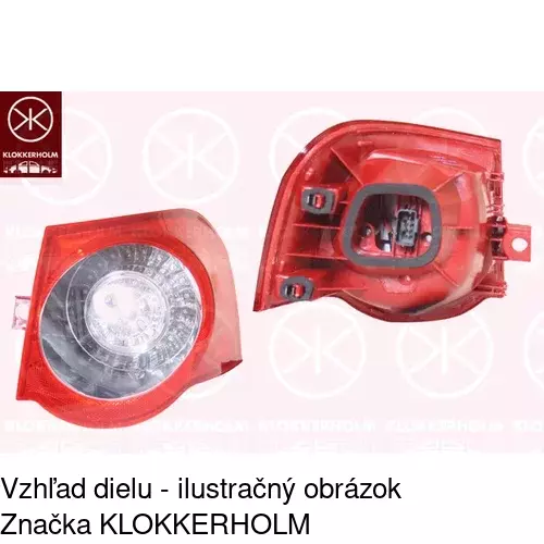 Zadné svetlo 9555882E /POLCAR/ - obr. 1