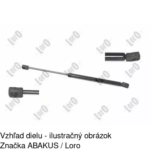 Plynová pružina 9555AB1 /POLCAR/ - obr. 3