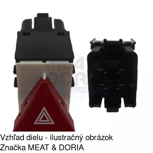 Spínač núdzových svetiel 9555P-32 /POLCAR/ - obr. 3