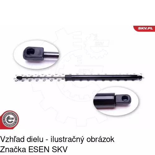 Plynová pružina 9566AB7 /POLCAR/ - obr. 4