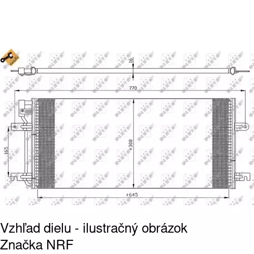 Chladiče klimatizácie 9566K8C2 /POLCAR/ - obr. 1