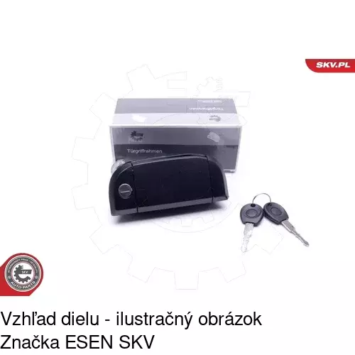 Vnútorná kľučka 9566Z-47 /POLCAR/ - obr. 3
