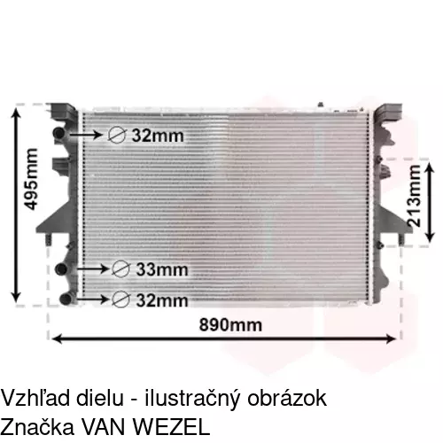Chladiče vody 956808-1 /POLCAR/ - obr. 4