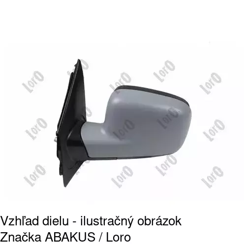 Vonkajšie zrkadlo POLCAR 9568521M