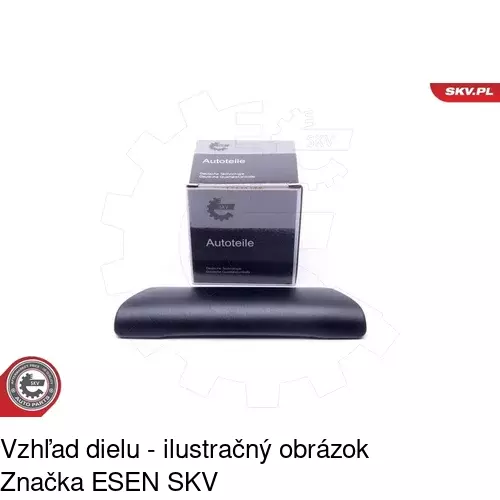 Klučka vnútorná 9568ZW45 /POLCAR/ - obr. 1