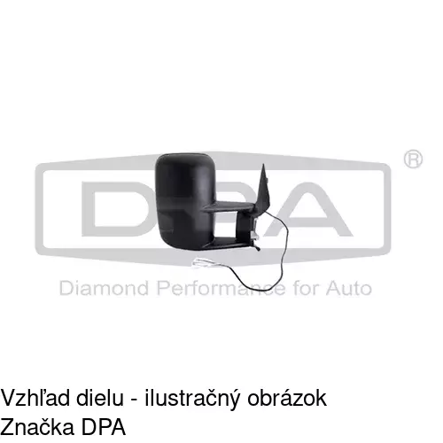 Vonkajšie zrkadlo 9571524E /POLCAR/ - obr. 2