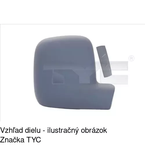 Vonkajšie zrkadlo 9575525E /POLCAR/
