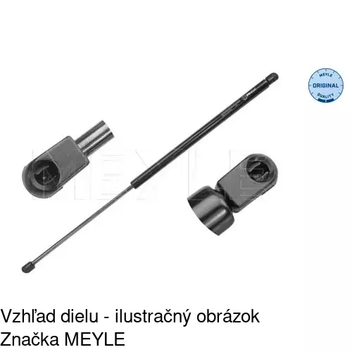 Plynová pružina 9575AB /POLCAR/ - obr. 2