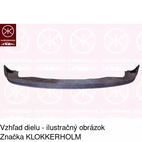 Spojler zadného nárazníka POLCAR 957999