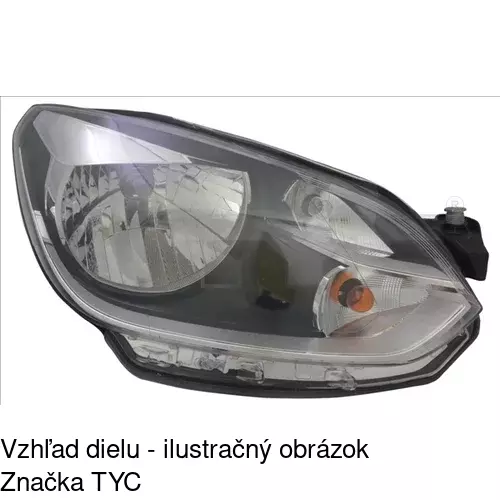 Hlavný reflektor POLCAR 95A110-H