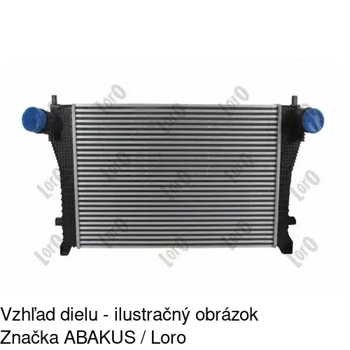 Chladiče vzduchu (Intercoolery) 95C2J8-1 /POLCAR/ - obr. 3