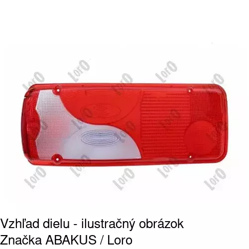 Zadné svetlo 99LT117E /POLCAR/ - obr. 1