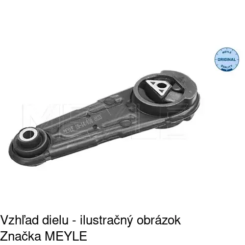 Silentblok motora DC-EM004 /POLCAR/ - obr. 2
