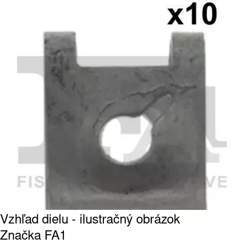 Montážny plech POLCAR RX16031