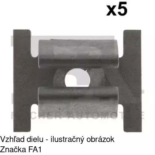 Montážna zásuvka RXC60370 /POLCAR/ - obr. 2