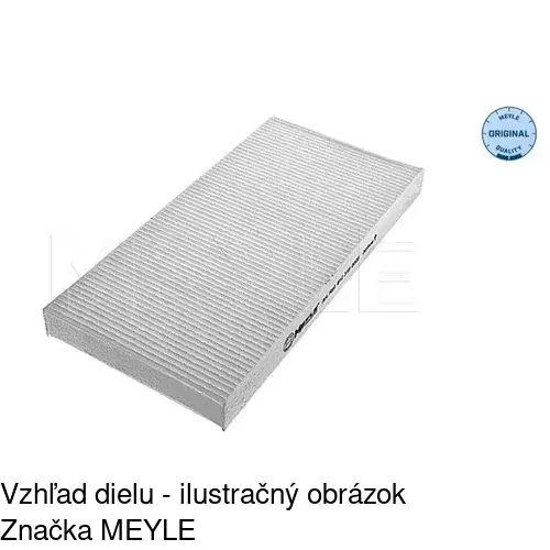 Kabínový filter s uhlíkom POLCAR S11-1012