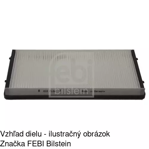 Kabínový filter s uhlíkom POLCAR S11-1022