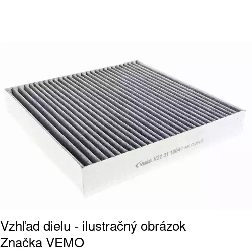 Kabínový filter s uhlíkom S11-1028 /POLCAR/ - obr. 4