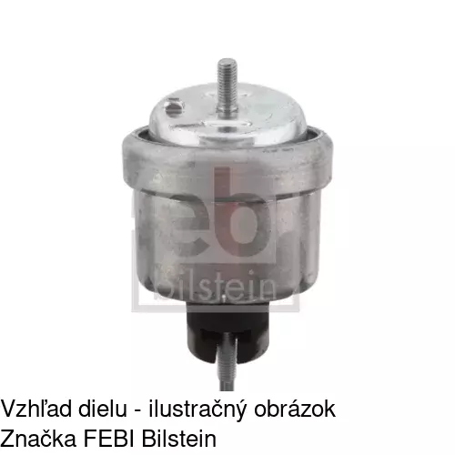 Silentblok motora POLCAR S2255051