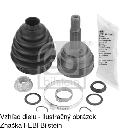 Vonkajší kĺb S40-1095 /POLCAR/ - obr. 2
