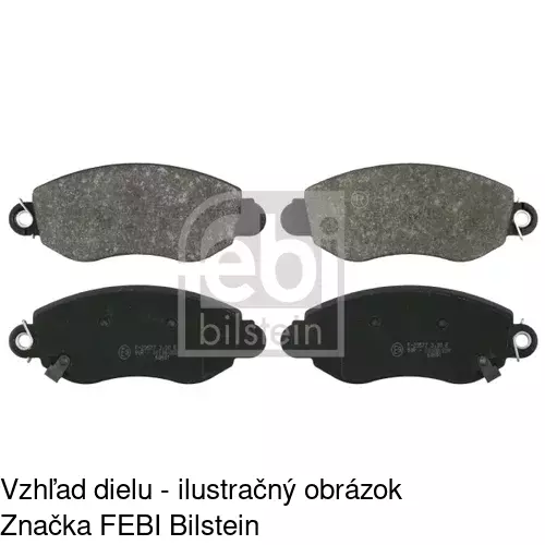 Brzdové dosky S70-0094 /POLCAR/ - obr. 5