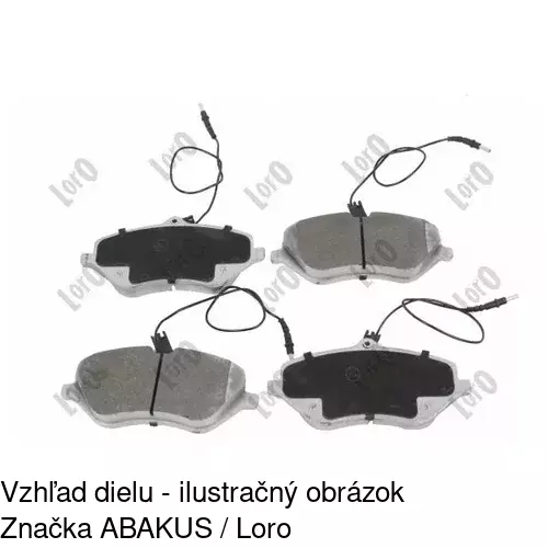 Brzdové dosky POLCAR S70-0120