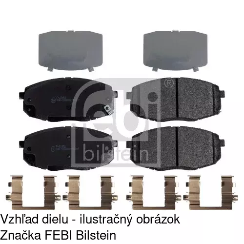 Brzdové dosky POLCAR S70-0188