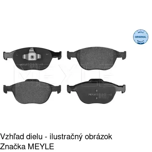 Brzdové dosky S70-0190 /POLCAR/ - obr. 5