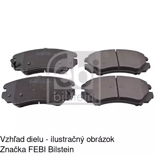 Brzdové dosky S70-0206 /POLCAR/ - obr. 5