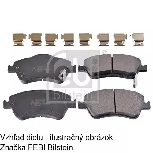 Brzdové dosky POLCAR S70-0313