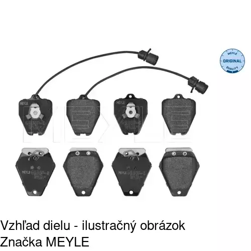 Brzdové dosky POLCAR S70-0423